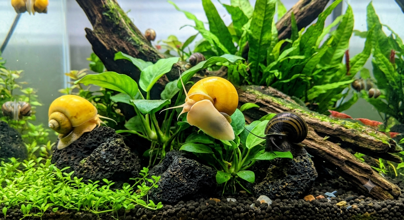 Live Snails & Invertebrates